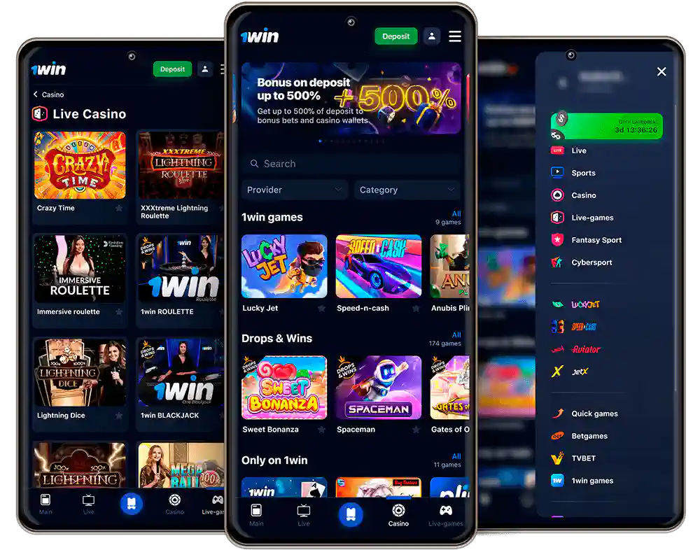 Download 1win games app in India Download 1win games app in India