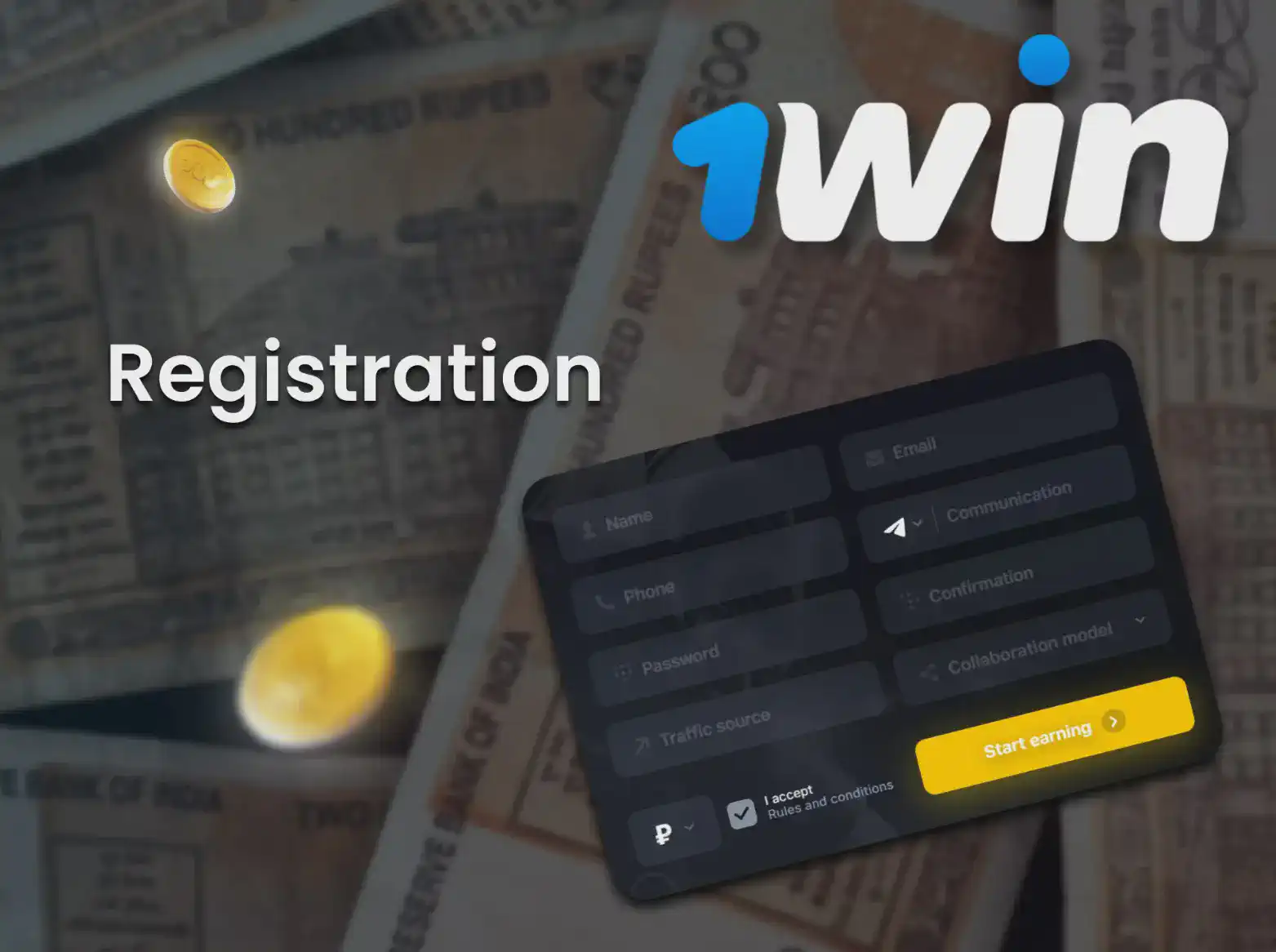 Registration and Login at 1win Affiliate