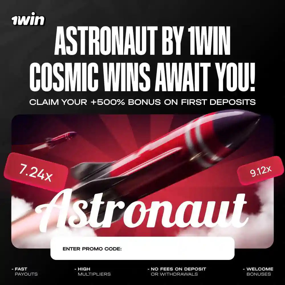 1win astronaut game verified online interface and crash mechanics by 100hp gaming